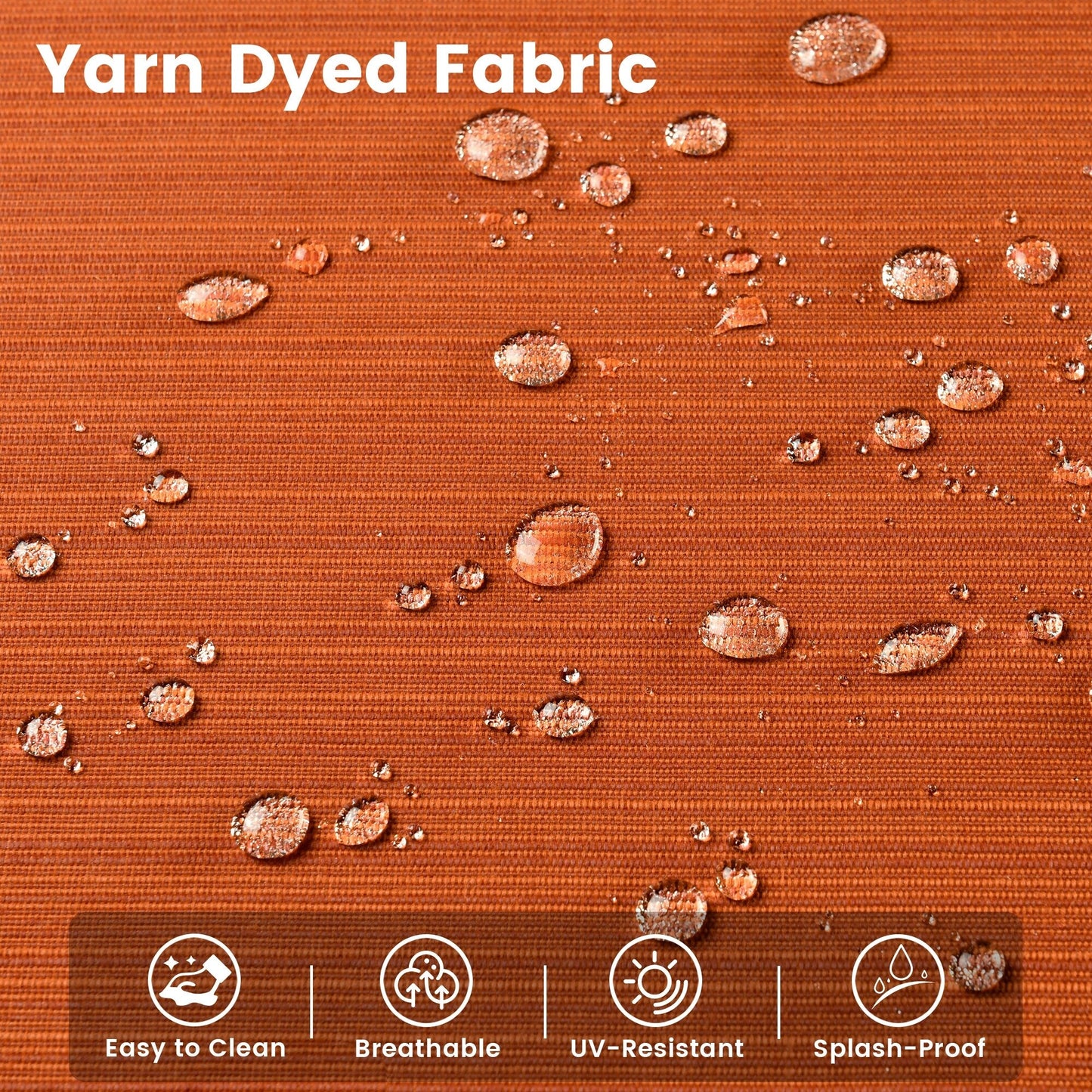 OVIOS Ensemble de 9 pièces en rotin pour extérieur avec chaise pivotante et table à feu.