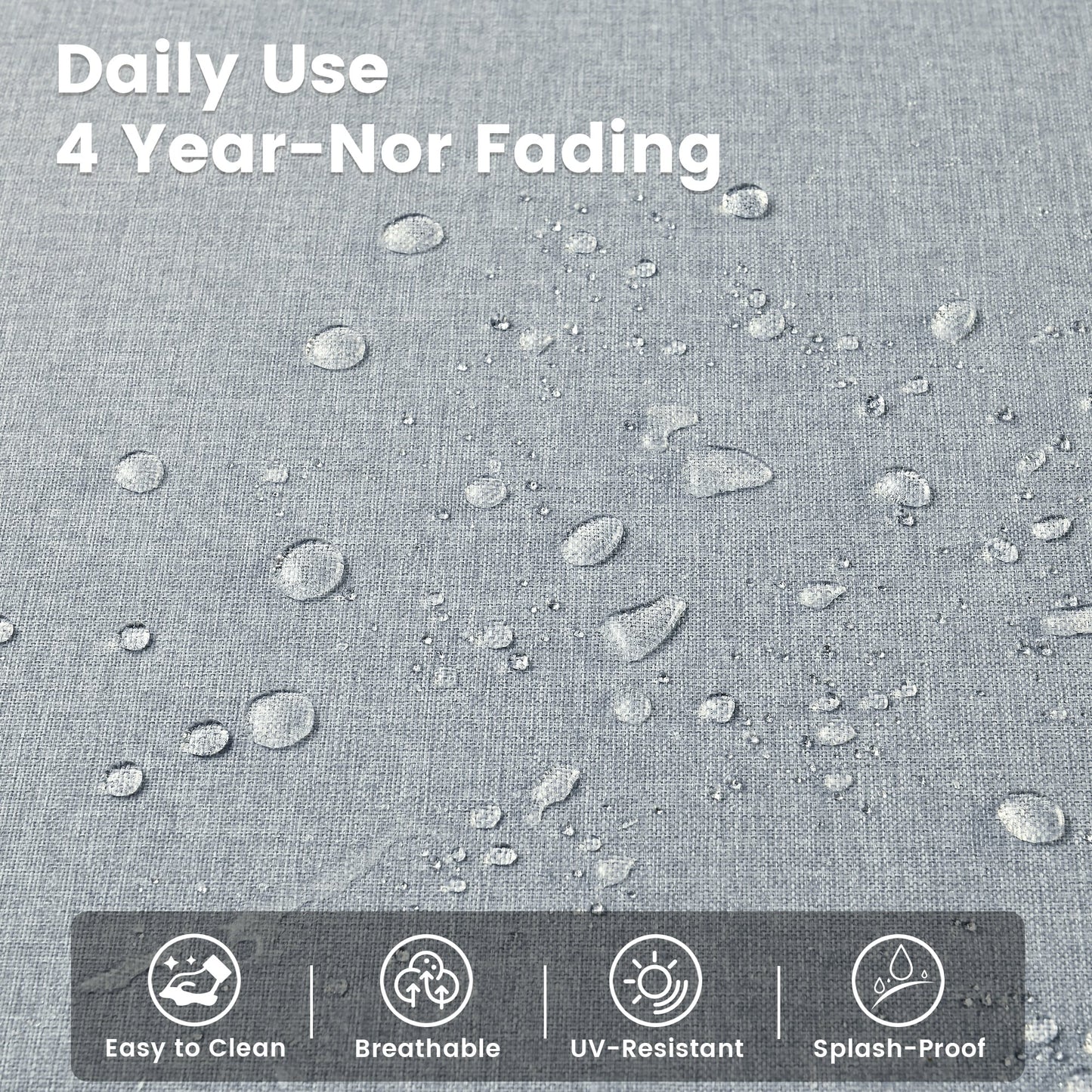 OVIOS Ensemble de 9 pièces en rotin pour extérieur avec chaise pivotante et table à feu.