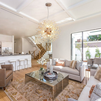 OYIPRO Modern Firework Sputnik Chandelier Crystal Pendant Lighting