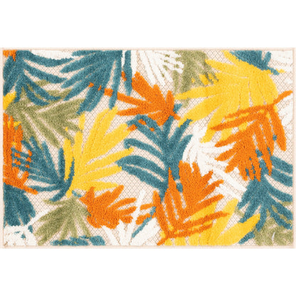 Origin Coastal Floral Indoor/Outdoor Area Rug.