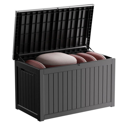 Outdoor Patio Storage Resin Lockable Deck Box