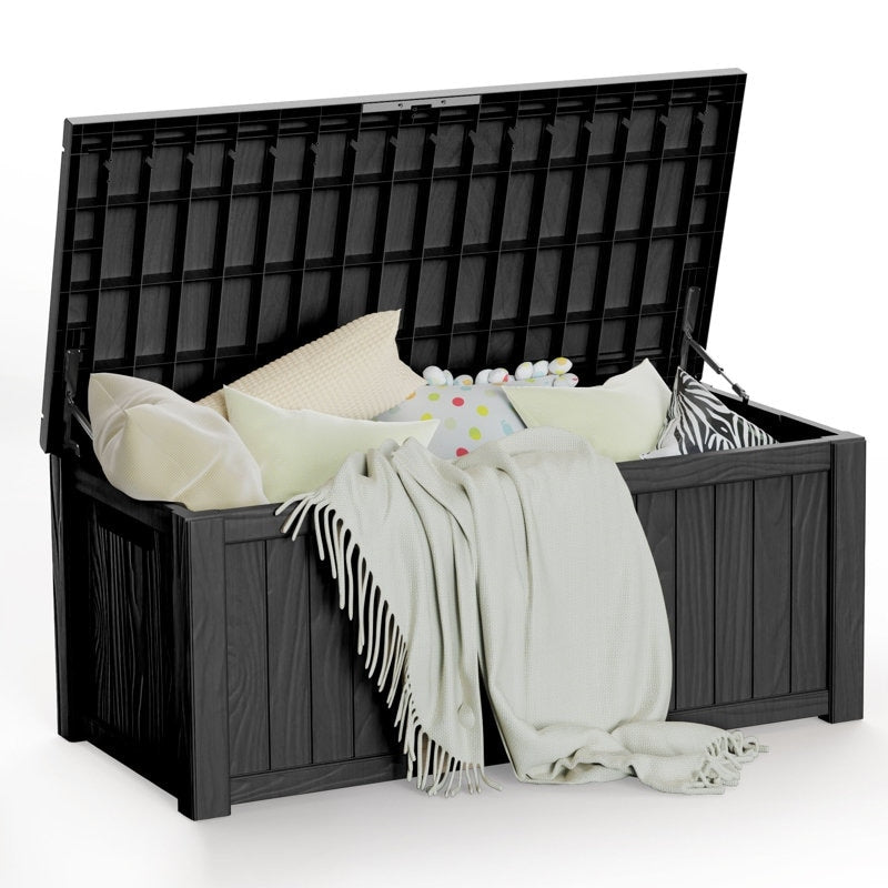 Outdoor Patio Storage Resin Lockable Deck Box