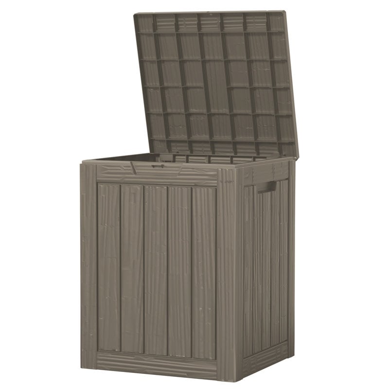 Outdoor Patio Storage Resin Lockable Deck Box