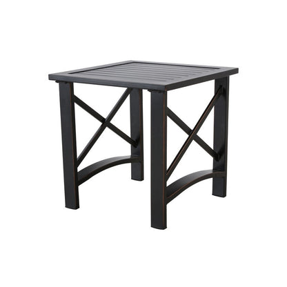 Ensemble de conversation PATIO FESTIVAL 3 pièces pour extérieur, avec coussins, comprenant 2 chaises inclinables et une table basse.