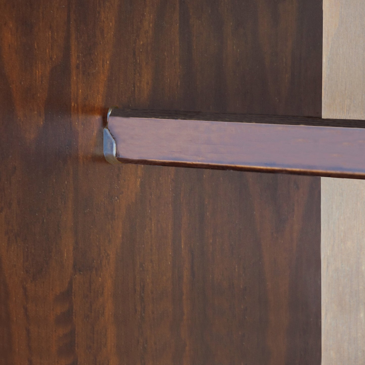 Palace Imports Armoire Cosmo 3 portes en bois massif avec portes en bois massif ou en miroir