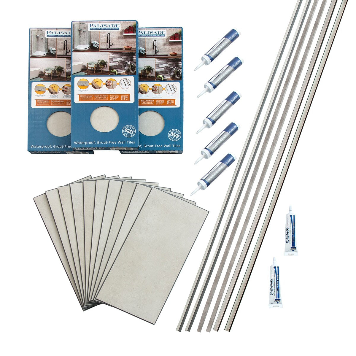 Palisade Wall Tile Shower Kit