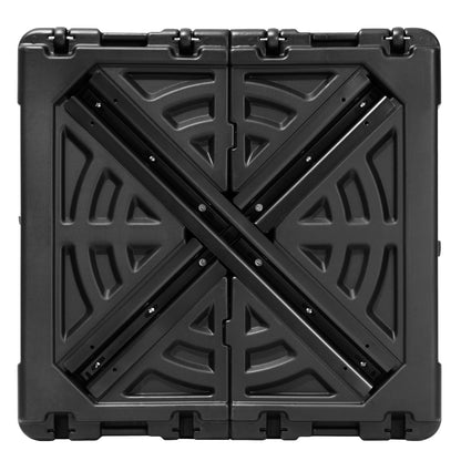 Pellebant Pied de parasol cantilever de patio de 220 lbs avec roulettes - N/A