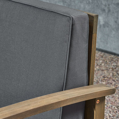 Ensemble de salon d'extérieur 7 pièces Perla en bois d'acacia de Christopher Knight Home