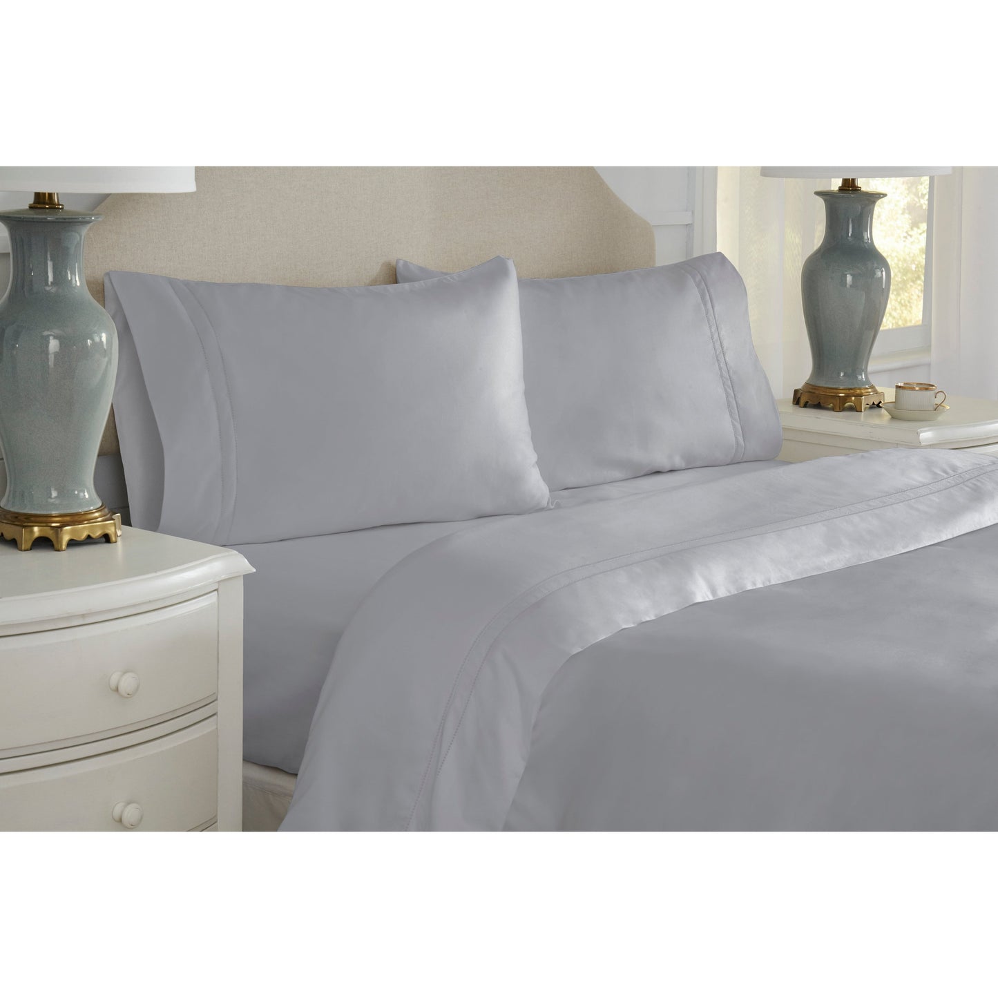 Pointehaven Deep Pocket 620 Thread Count Long Staple Cotton Sheet Set