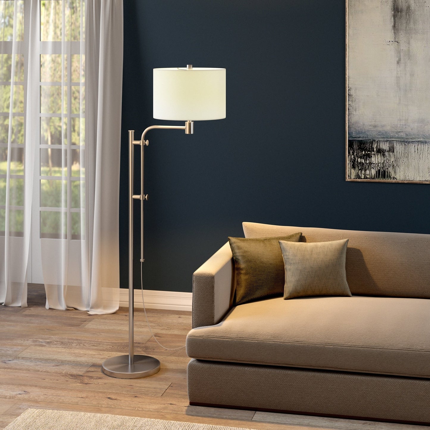 Polly Height Adjustable Floor Lamp