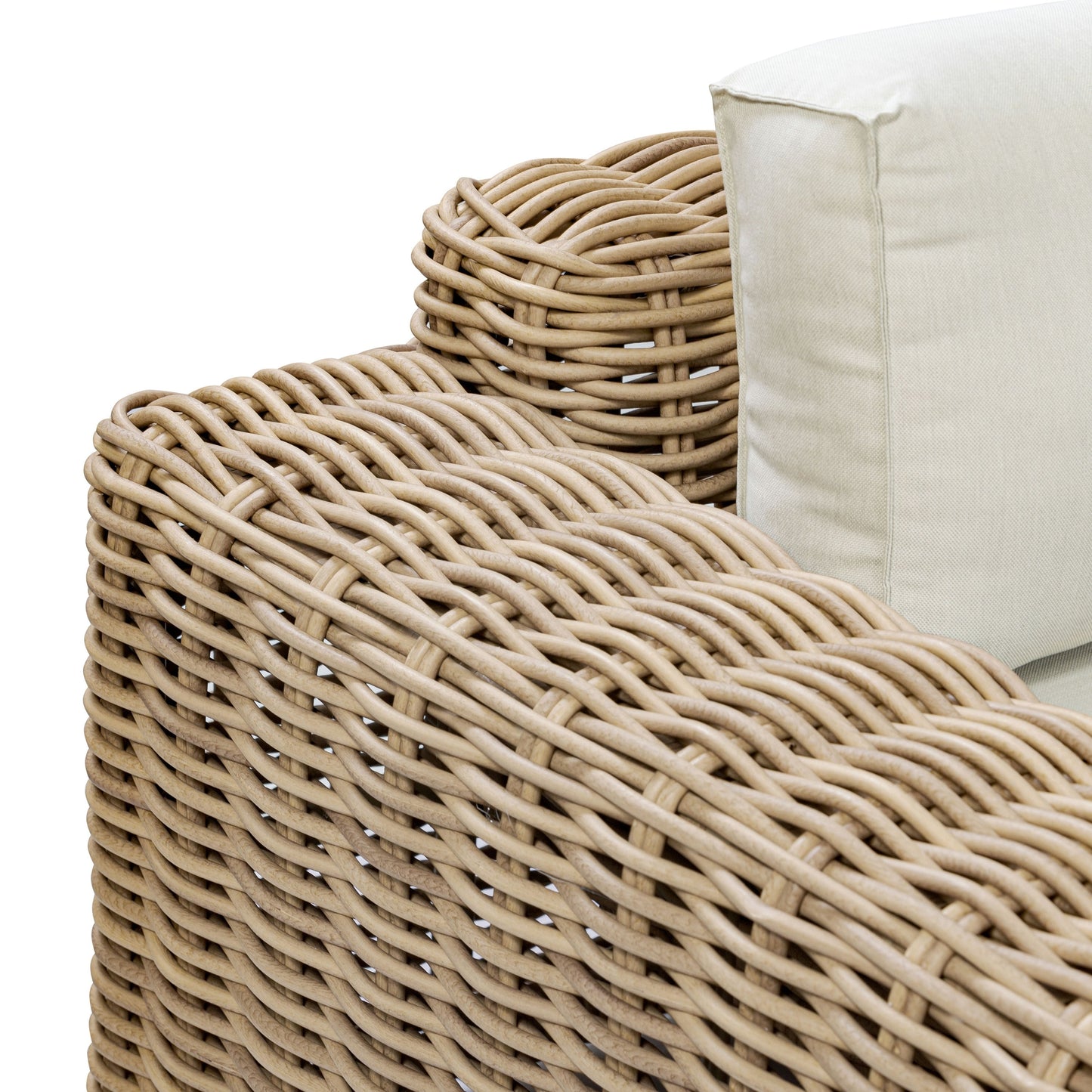 Ensemble d'assises d'angle d'extérieur/de patio Poly &amp; Bark Puglia avec table basse