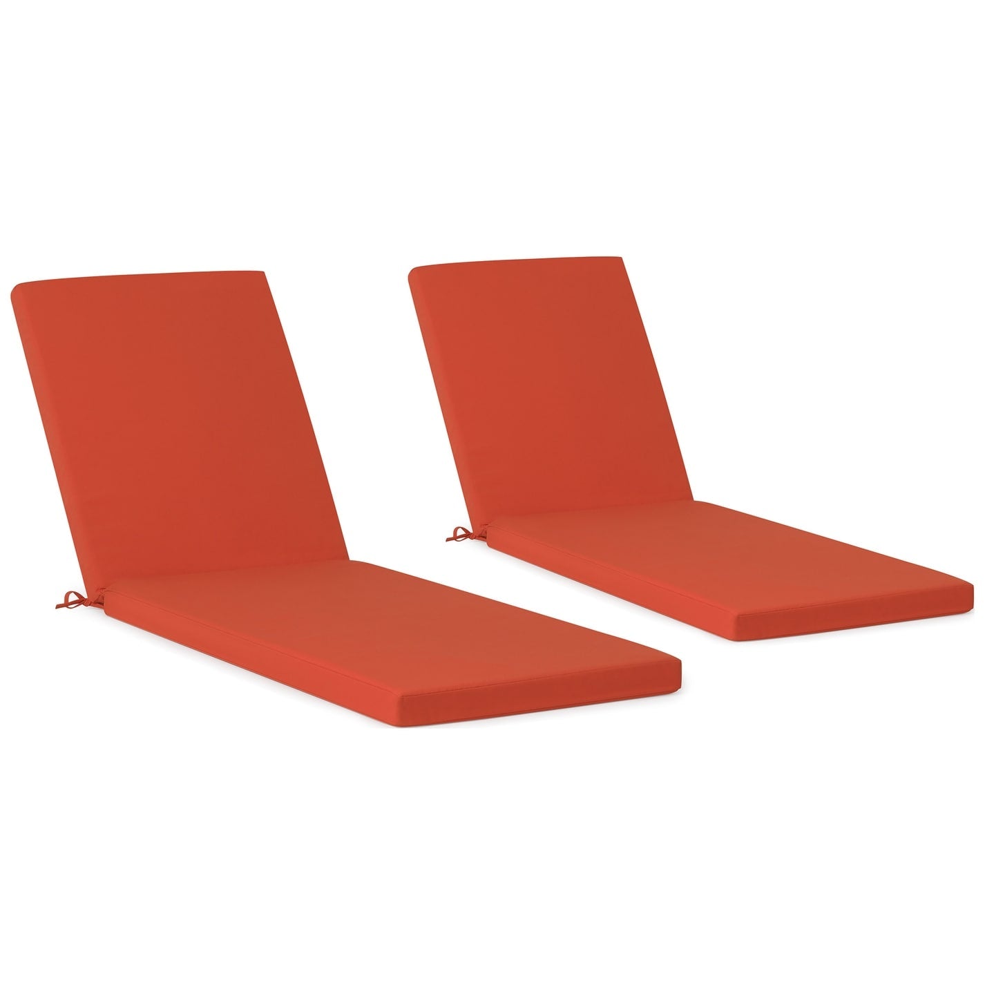 Coussins de chaise longue d'extérieur pour patio, résistants aux intempéries et à la décoloration, de la marque Polytrends - (lot de 2)