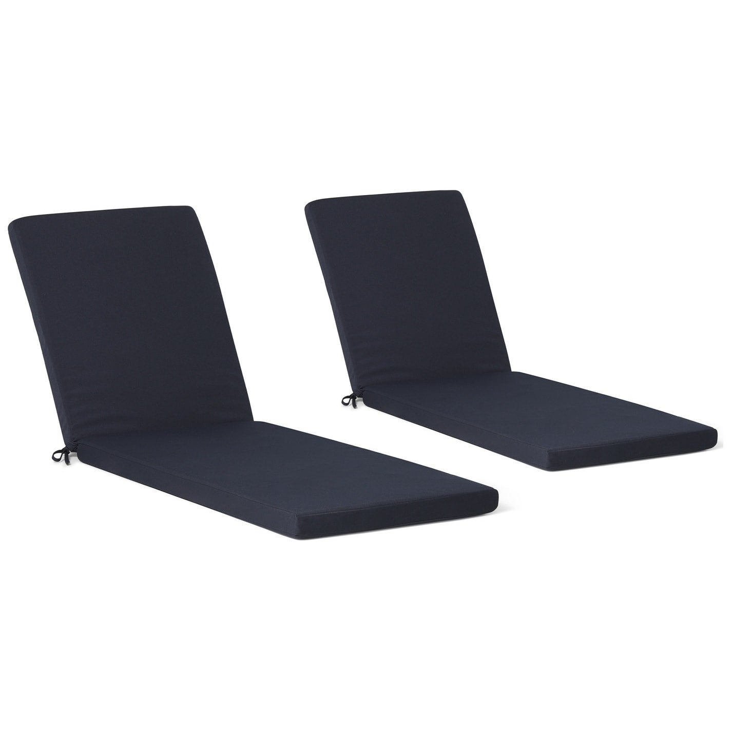 Coussins de chaise longue d'extérieur pour patio, résistants aux intempéries et à la décoloration, de la marque Polytrends - (lot de 2)