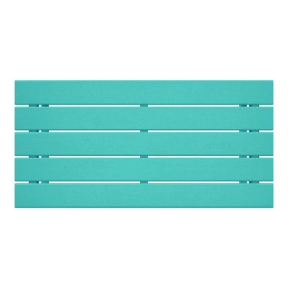 Polytrends Laguna Hdpe All Weather Outdoor Patio Rectangular Coffee Table