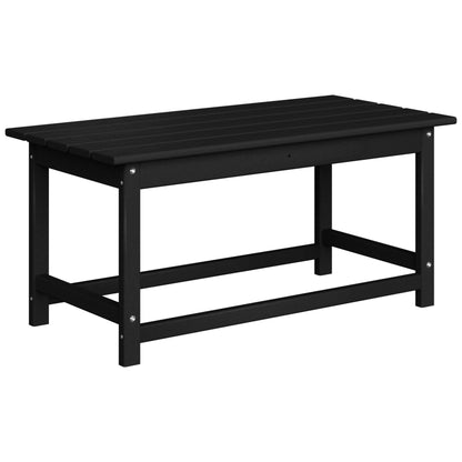 Polytrends Laguna Hdpe All Weather Outdoor Patio Rectangular Coffee Table