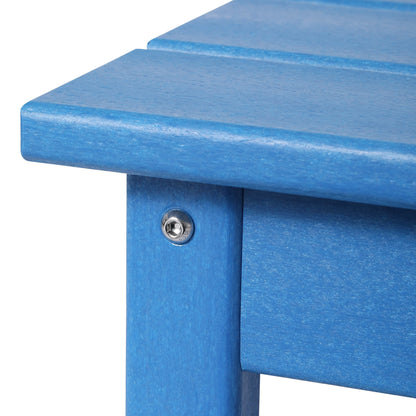 Polytrends Laguna Hdpe All Weather Outdoor Patio Rectangular Coffee Table