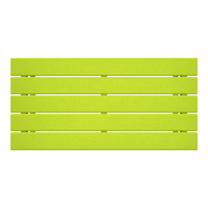 Polytrends Laguna Hdpe All Weather Outdoor Patio Rectangular Coffee Table