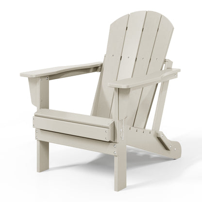 Polytrends Laguna Fauteuils Adirondack pliants d'extérieur résistants aux intempéries (lot de 2)