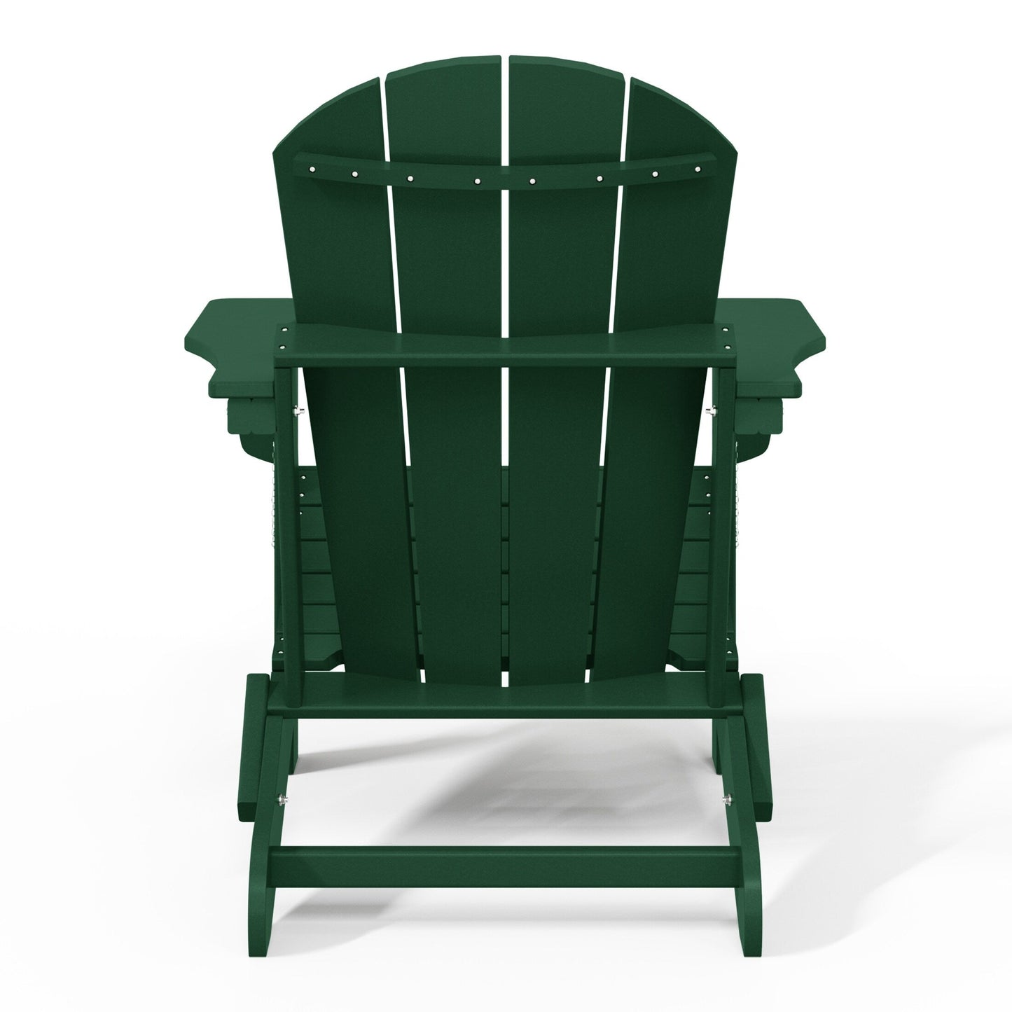 Polytrends Laguna Chaises de jardin pliantes Adirondack résistantes aux intempéries (lot de 4)