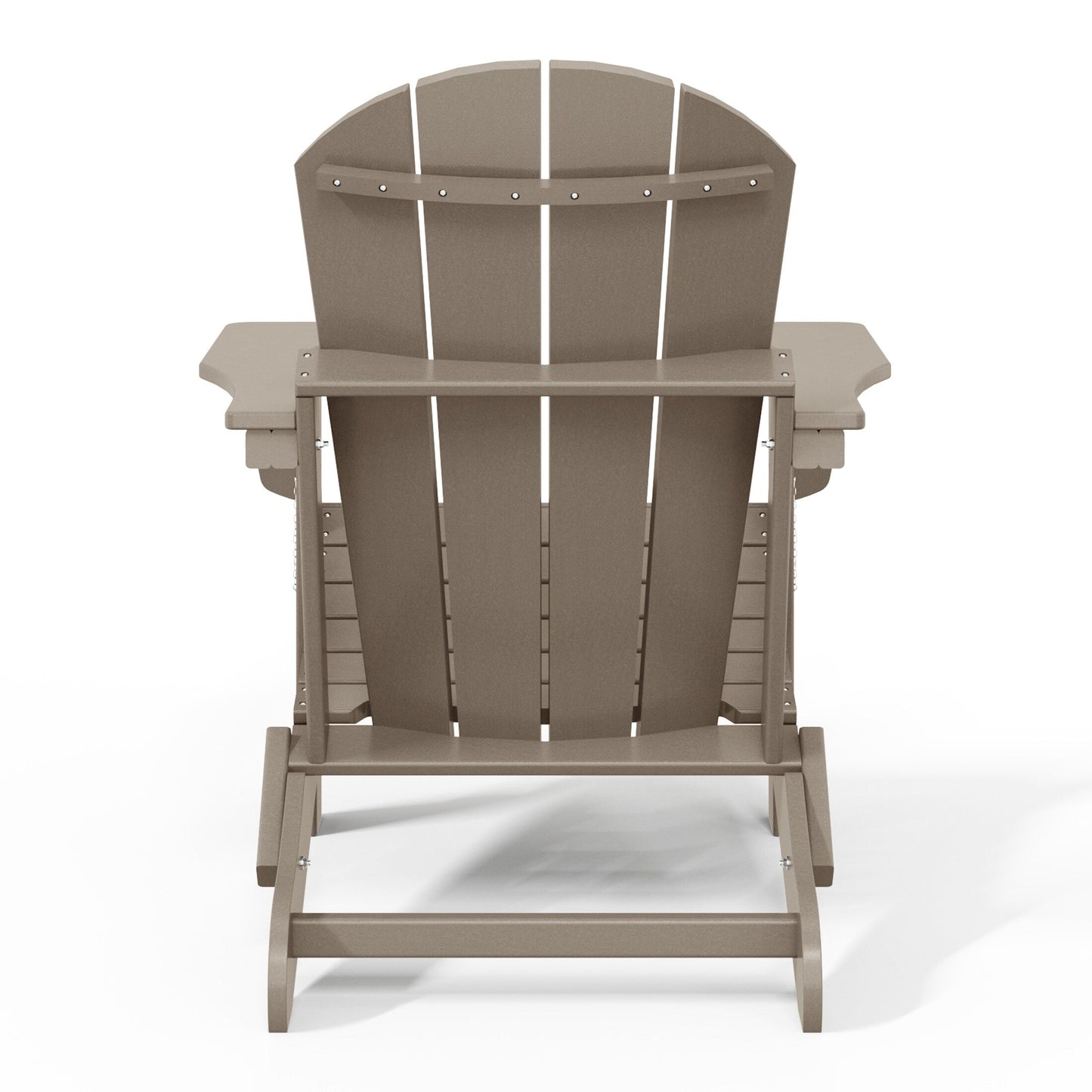 Polytrends Laguna Chaises de jardin pliantes Adirondack résistantes aux intempéries (lot de 4)