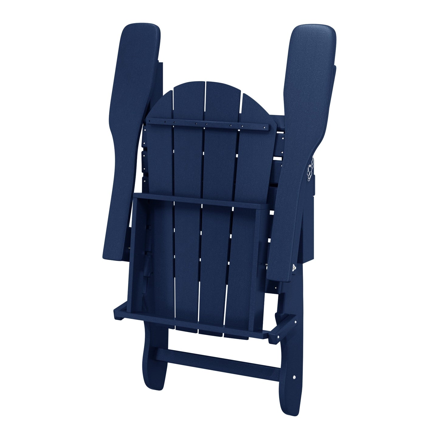 Polytrends Laguna Chaises de jardin pliantes Adirondack résistantes aux intempéries (lot de 4)