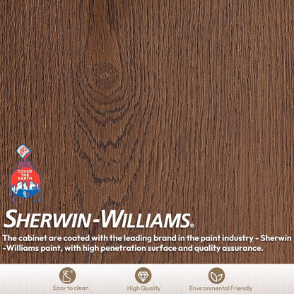 Meuble-lavabo Porto avec plan de travail en pierre de quartz blanche, sans miroir.