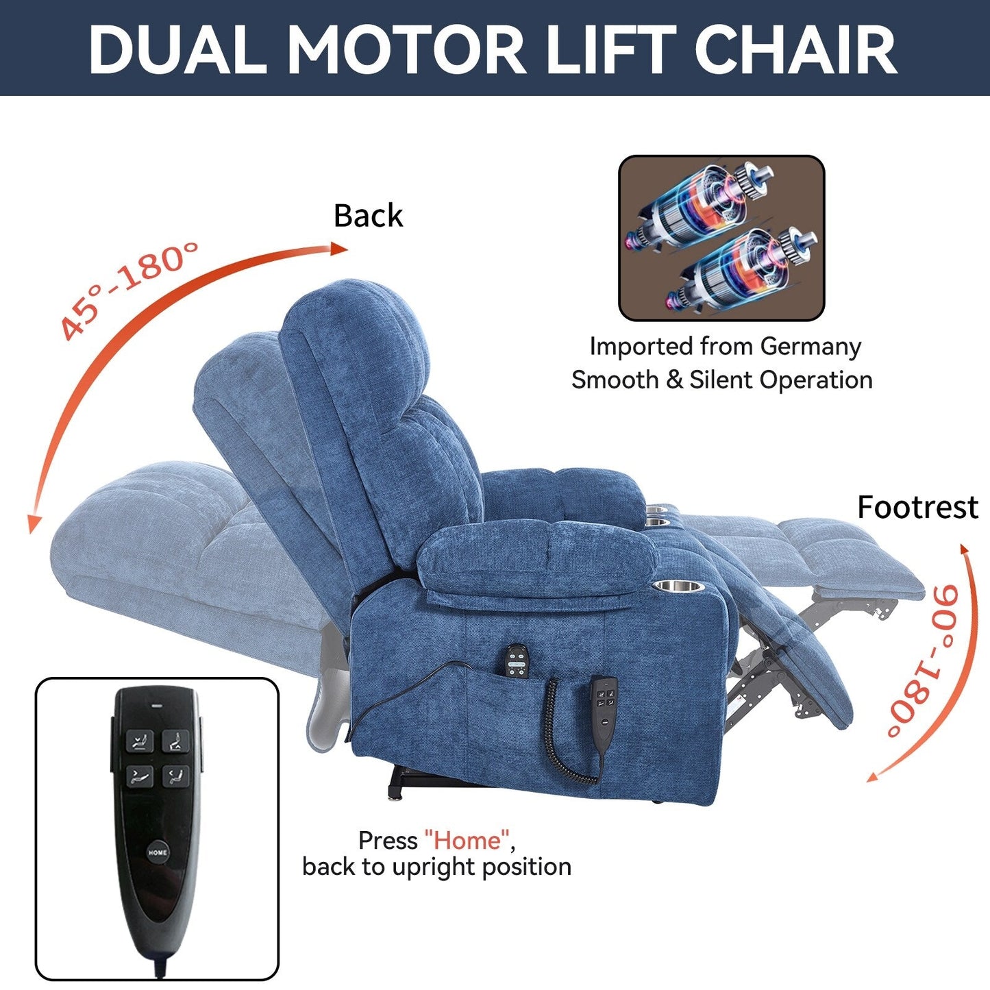 Fauteuil inclinable à levage électrique