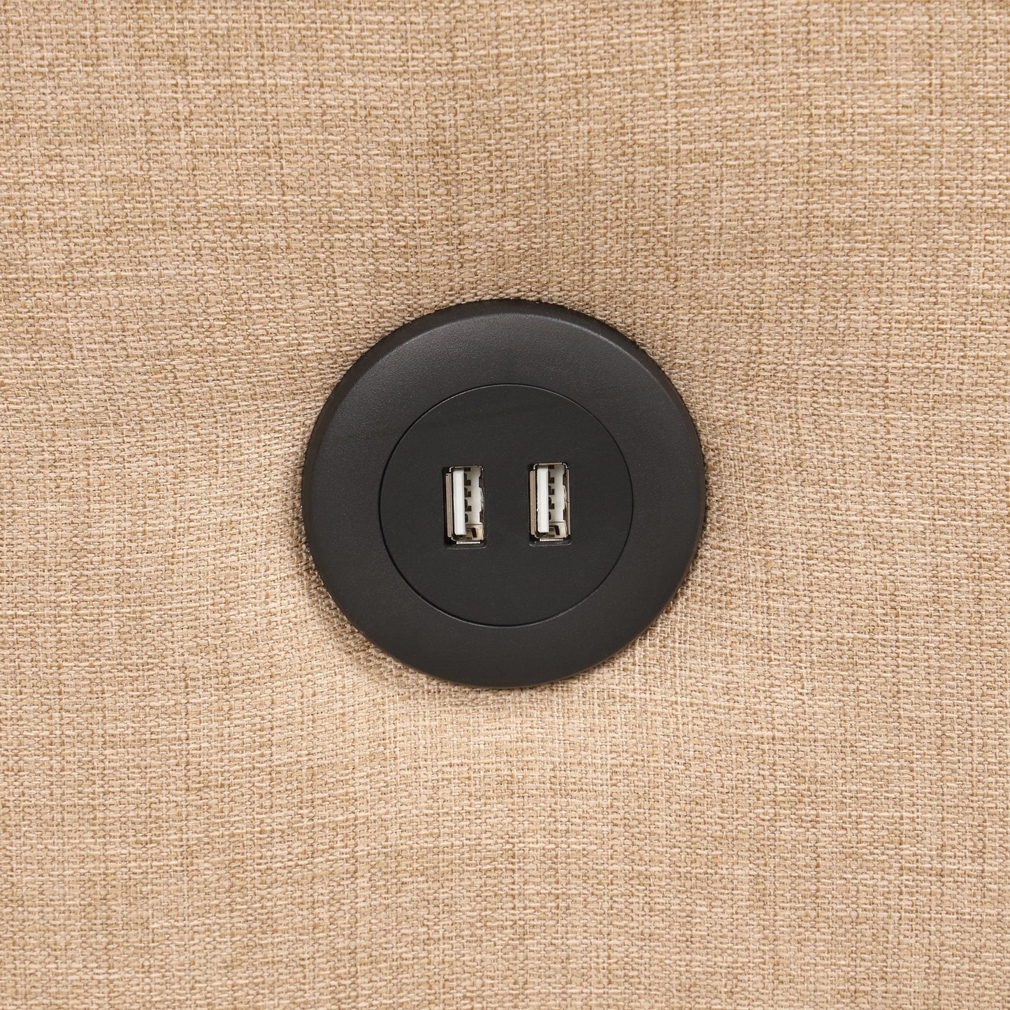 Canapé-lit escamotable 3 en 1 avec 2 tables d'appoint