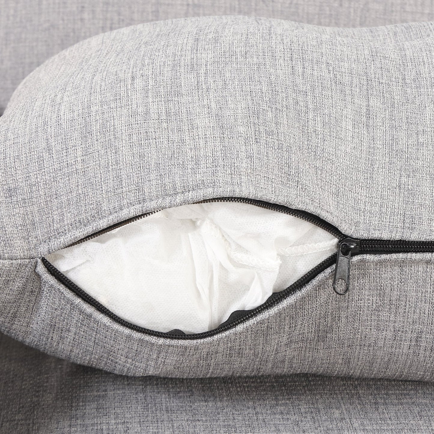 Canapé-lit escamotable 3 en 1 avec 2 tables d'appoint