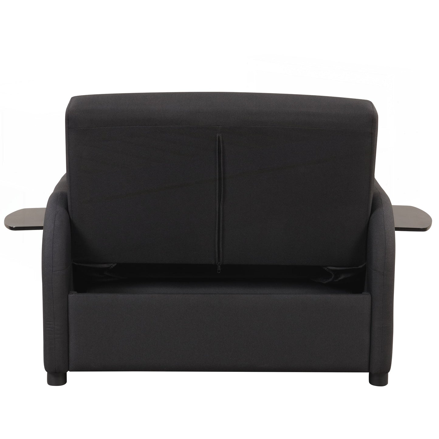 Canapé-lit escamotable 3 en 1 avec 2 tables d'appoint