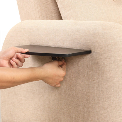 Canapé-lit escamotable 3 en 1 avec 2 tables d'appoint