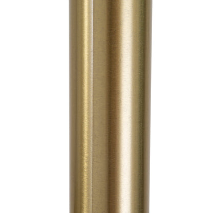 Lampe de sol à arche réglable en acier Q-Max 81 avec abat-jour extra large et socle en marbre