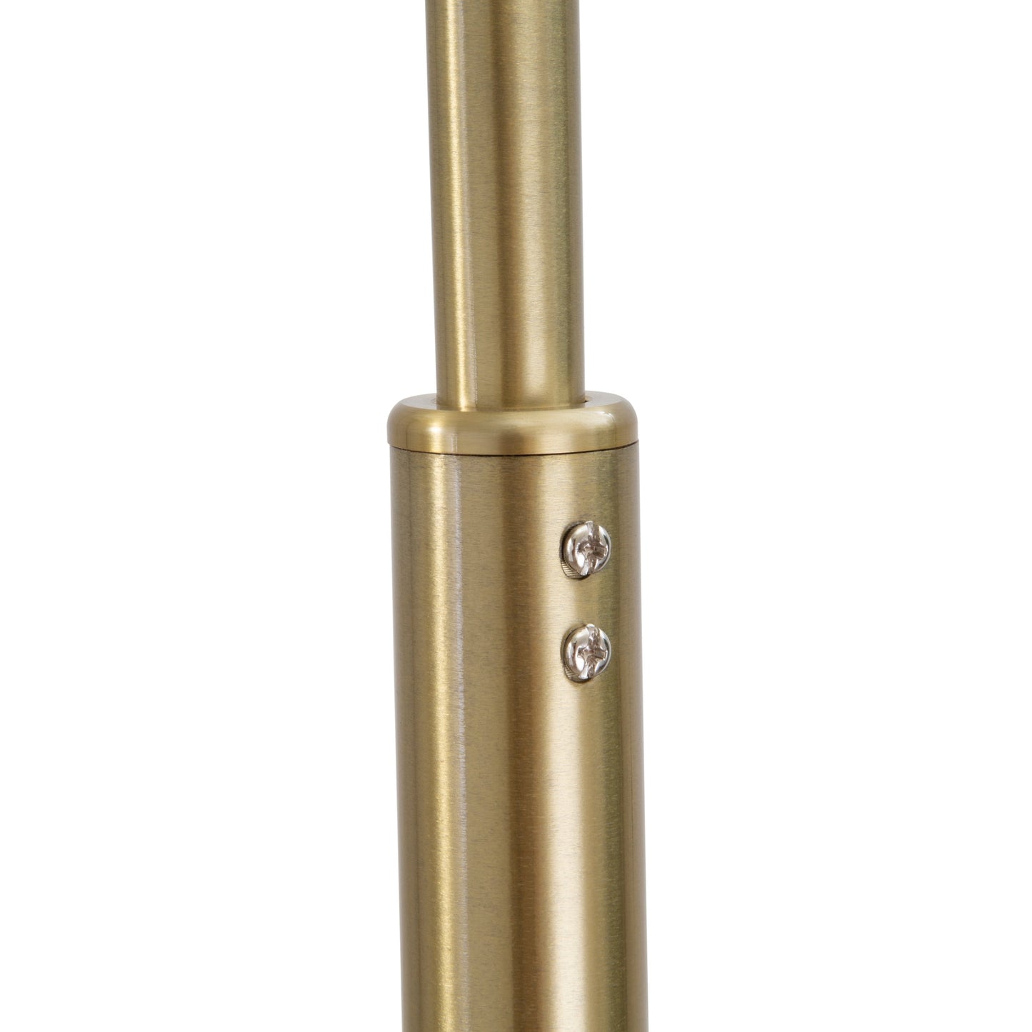 Lampe de sol à arche réglable en acier Q-Max 81 avec abat-jour extra large et socle en marbre