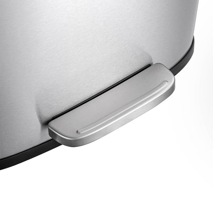 Qualiazero 13.2 GAL plus DEUX poubelles rectangulaires à ouverture par pied de 1.3 GAL - Pack familial