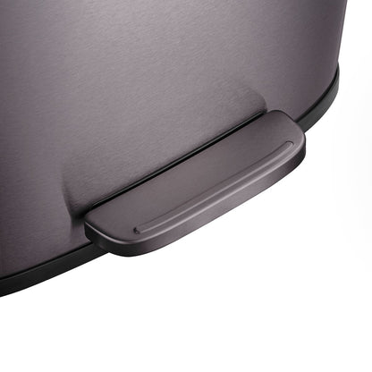 Qualiazero 13.2 GAL plus DEUX poubelles rectangulaires à ouverture par pied de 1.3 GAL - Pack familial