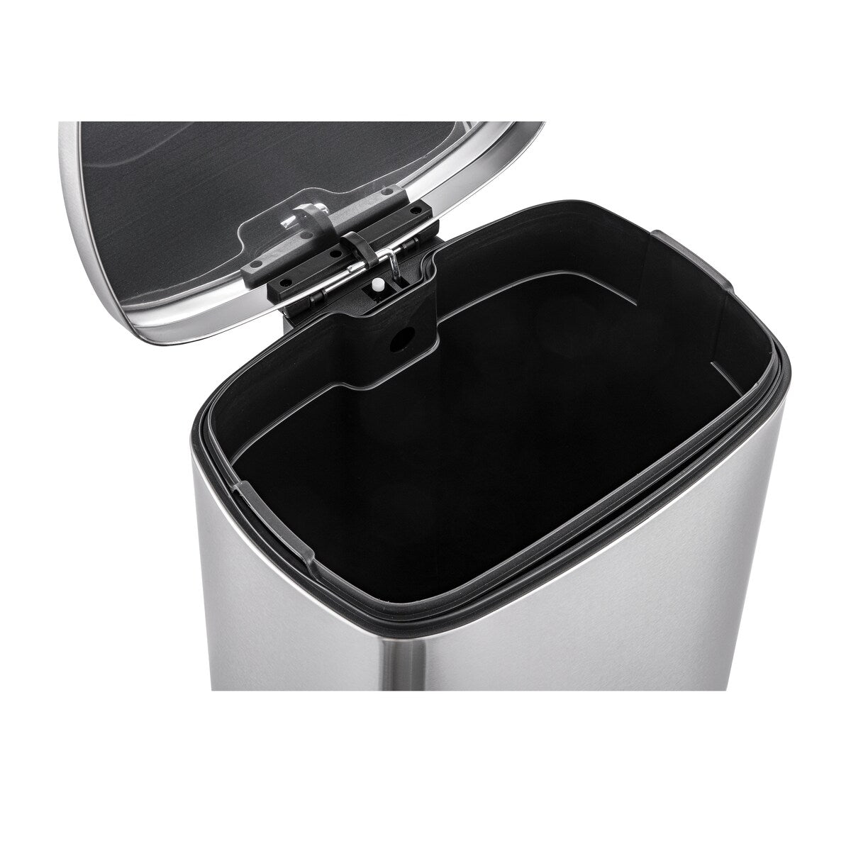 Qualiazero 13.2 GAL plus DEUX poubelles rectangulaires à ouverture par pied de 1.3 GAL - Pack familial