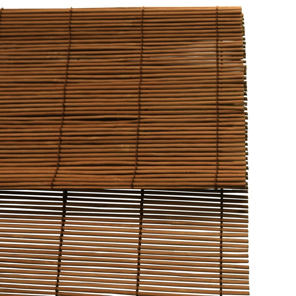 Radiance Fruitwood Imperial Matchstick Cord-free Outdoor Blinds