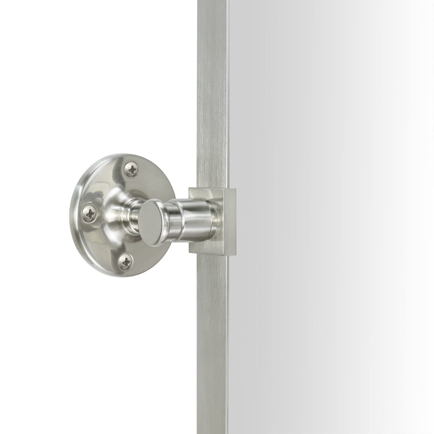 TEHOME Jonathan Miroir mural rectangulaire pivotant et inclinable en métal