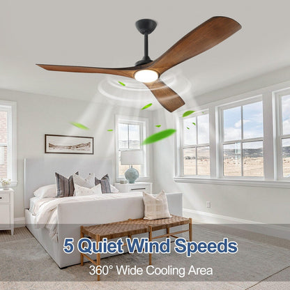 Ventilateur de plafond à télécommande avec éclairage, à encastrer