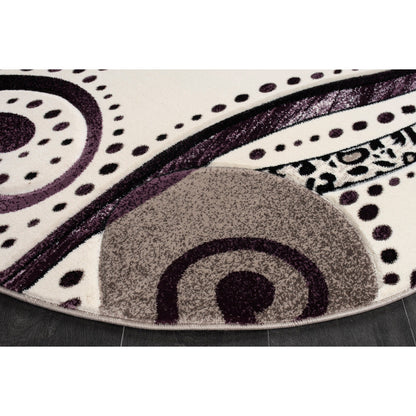 Rhodes Collection Abstract Swirl Area Rug