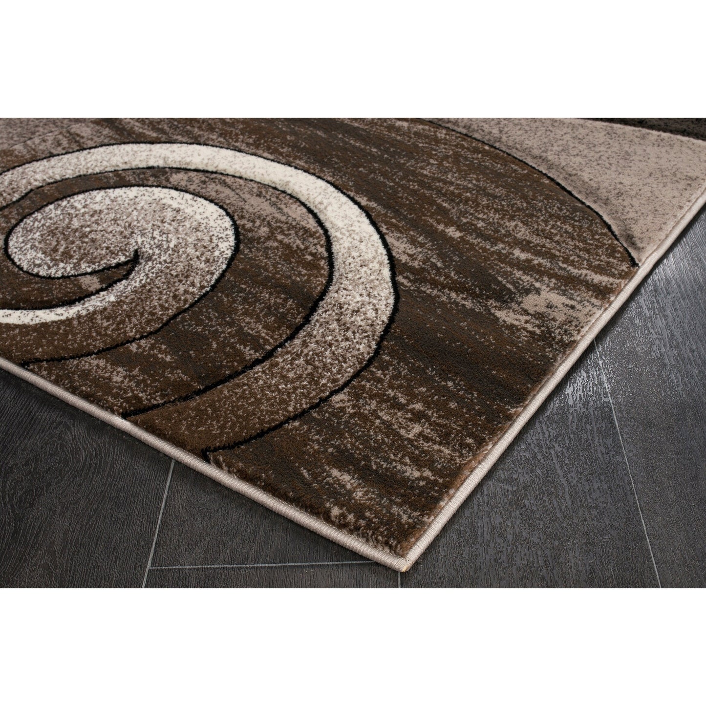 Rhodes Collection Abstract Swirl Area Rug