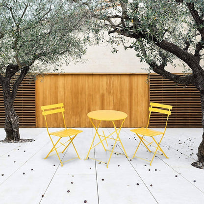 Ensemble bistrot rond pour 2 personnes - 23,6 pouces de long