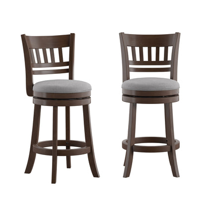 Rovinj Lattice Back 24H Swivel Counter Height Stool