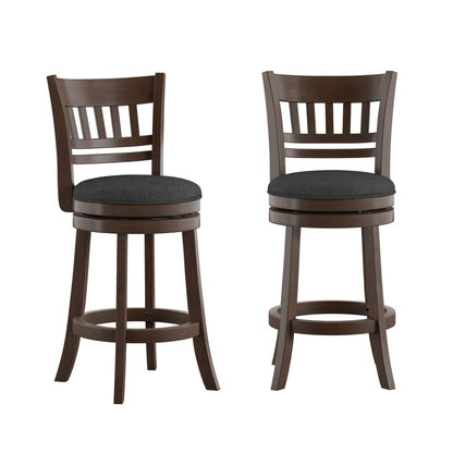 Rovinj Lattice Back 24H Swivel Counter Height Stool