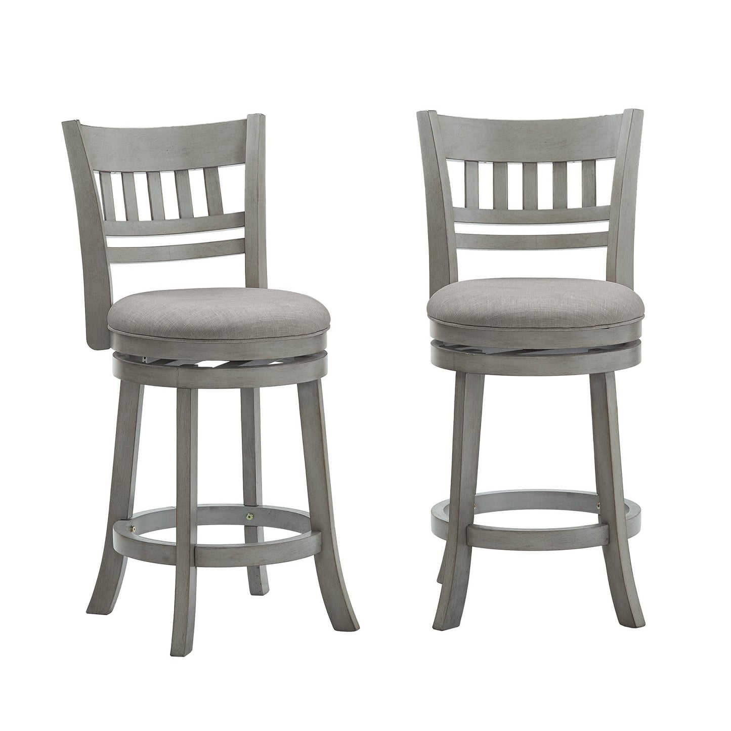 Rovinj Lattice Back 24H Swivel Counter Height Stool