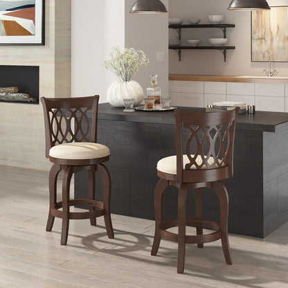 Rovinj Scroll Back Swivel Counter Stool