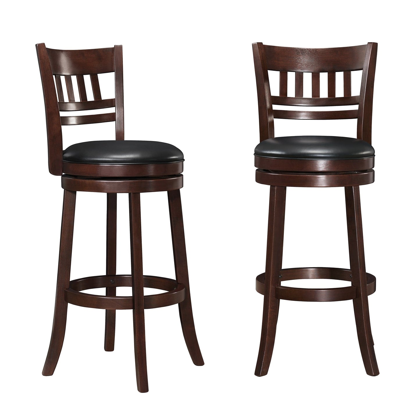 Rovinj Upholstered Back Swivel Bar Stool - Barstool