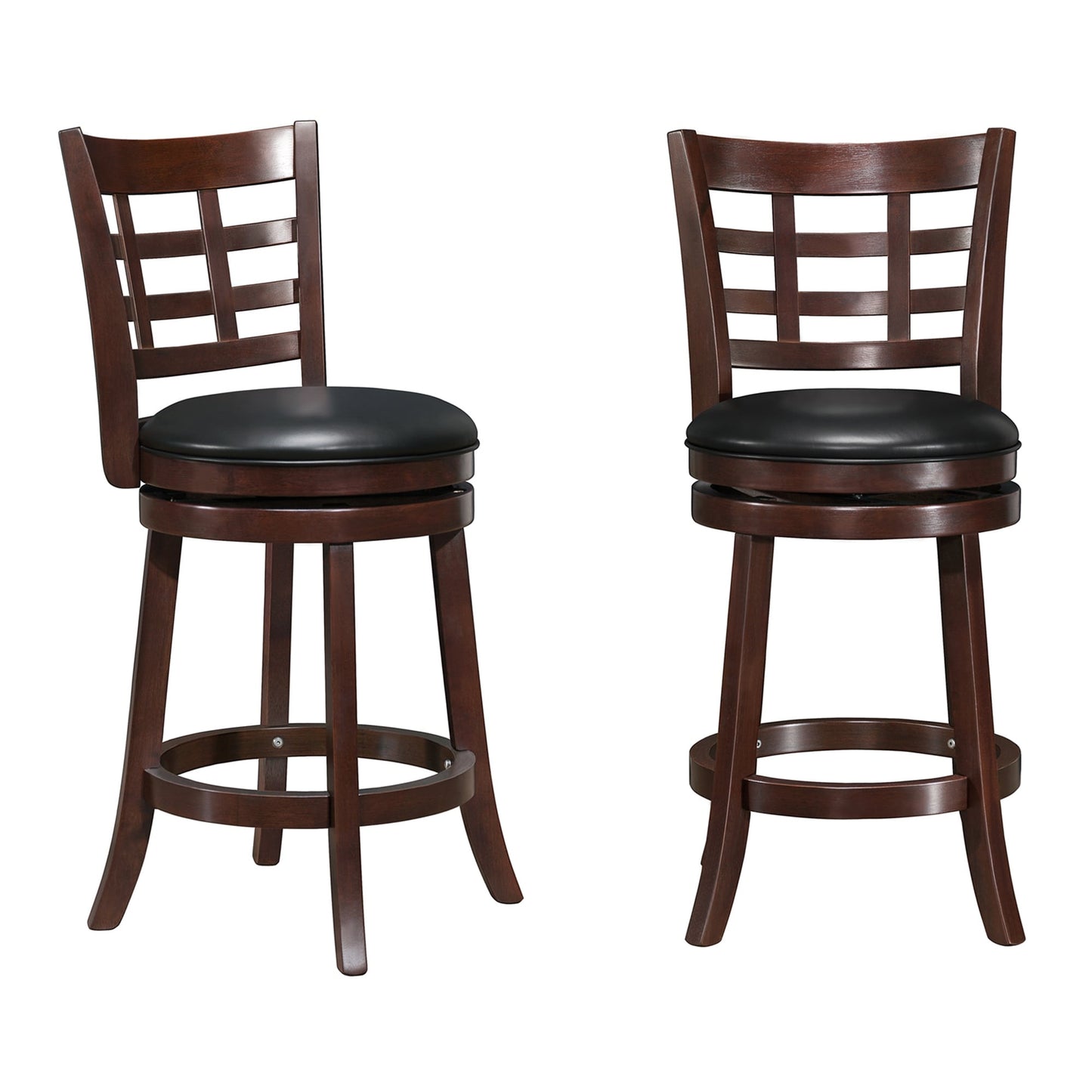 Rovinj Upholstered Back Swivel Counter Stool