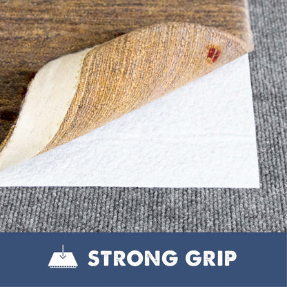 Rug on Carpet Non Slip Rug Pad by Slip-Stop - White