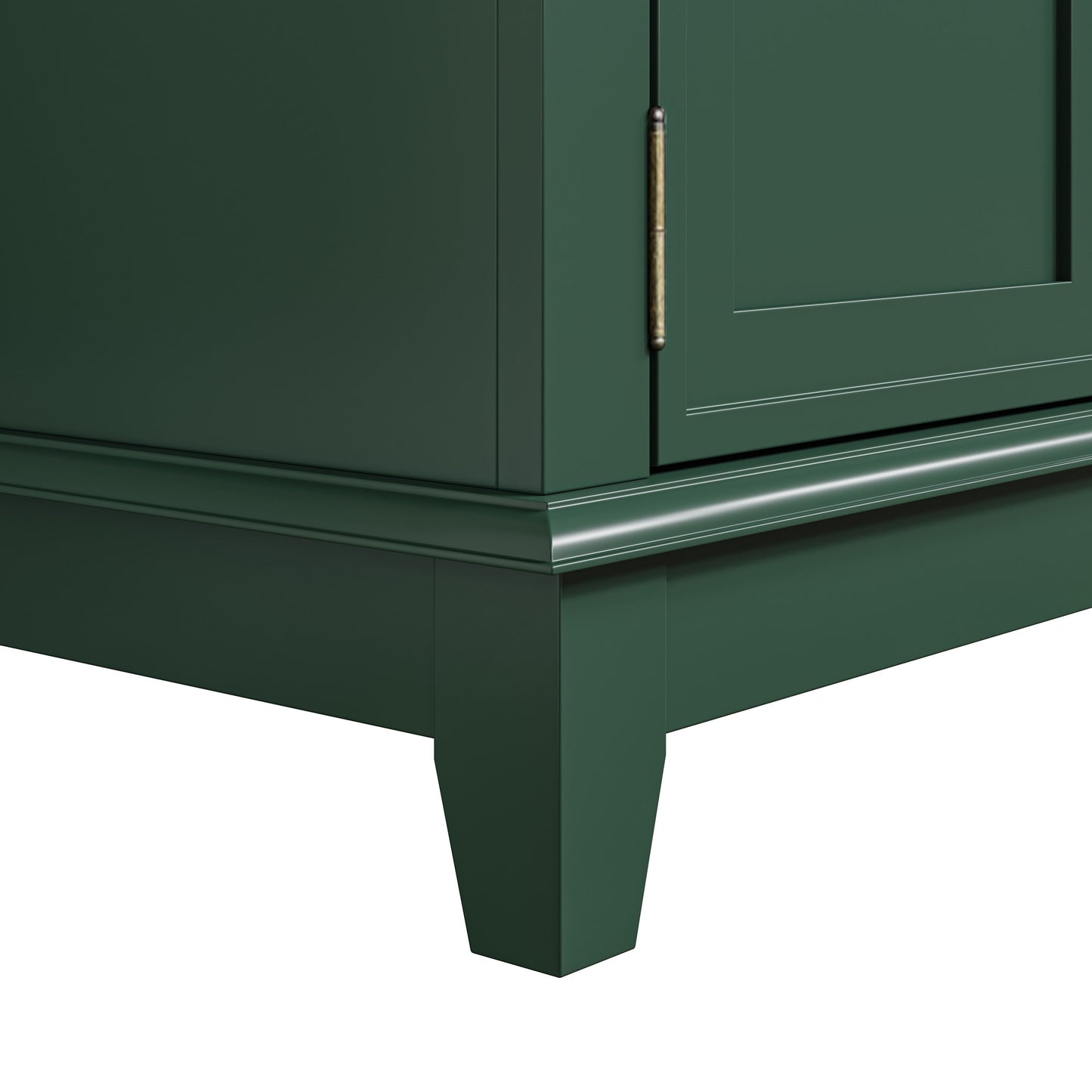 Meuble TV rustique de 72 pouces avec étagères réglables et rangement caché - 72 pouces de largeur